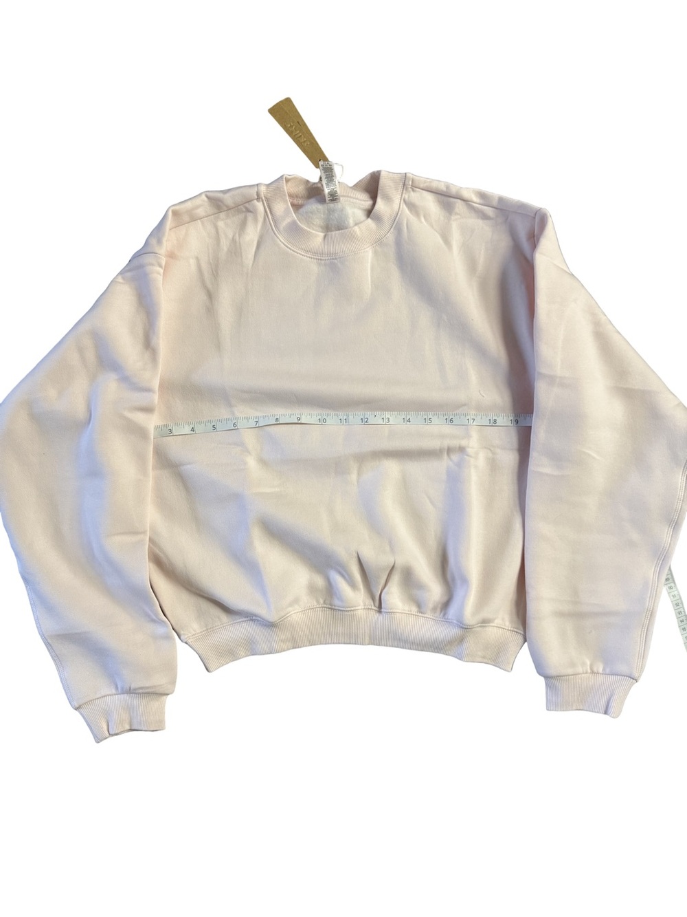 SKIMS Oversized Classic Crewneck Sweatshirt - Pale Pink